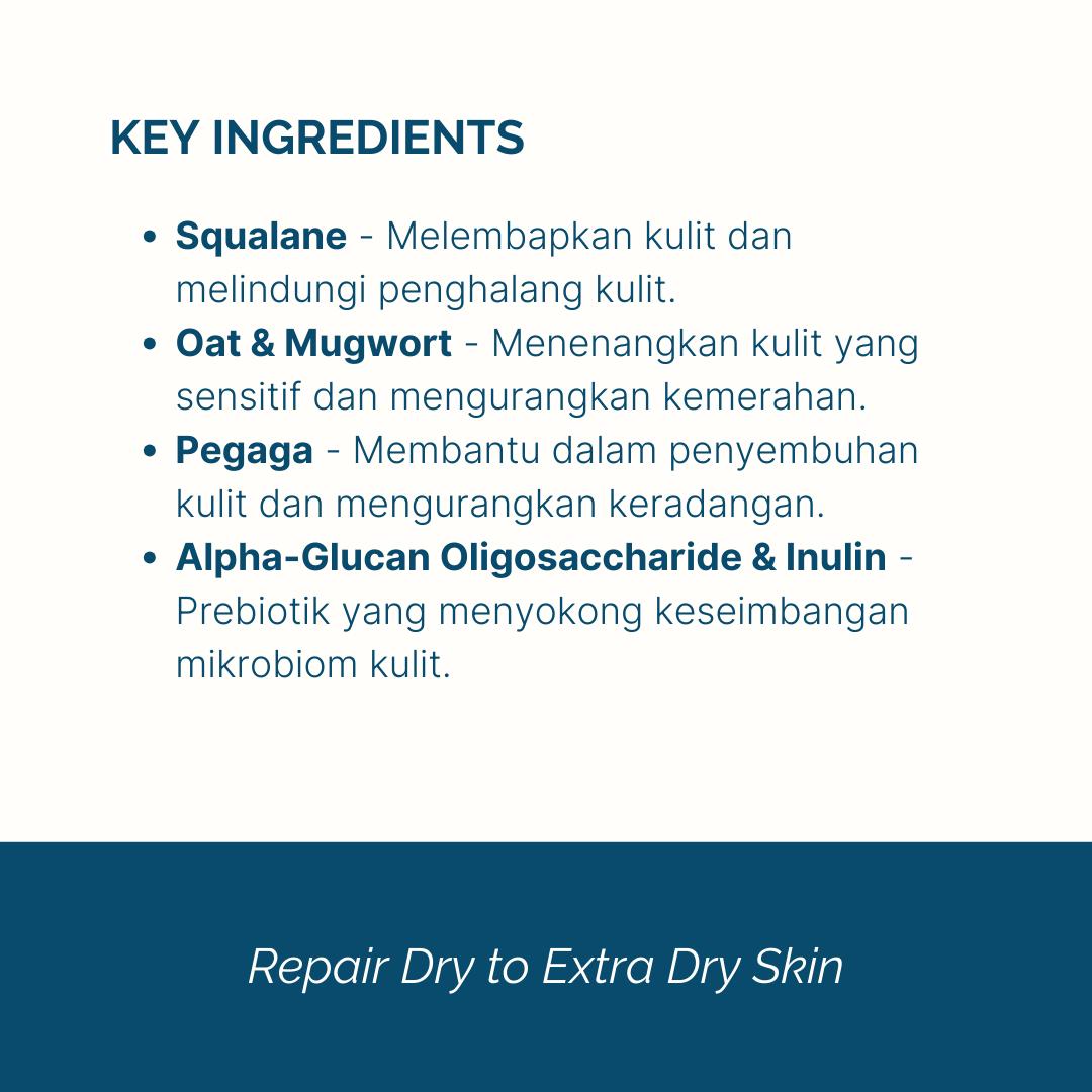 foru. Natural Eczema Cream with Oat and Prebiotics - detail info