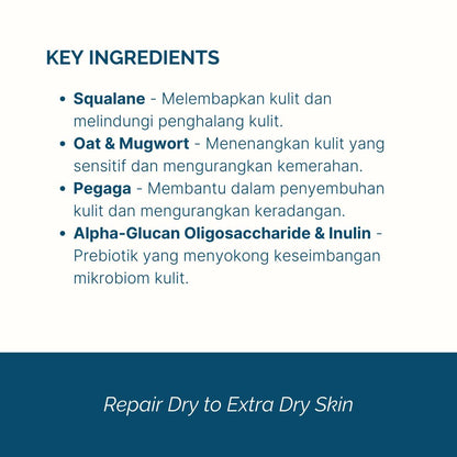 foru. Natural Eczema Cream with Oat and Prebiotics - detail info